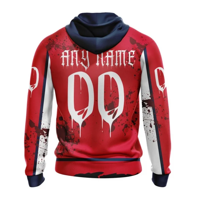 NHL Washington Capitals, Specialized Design Jersey With Your Ribs For Halloween Graphic Hoodie - Image 2