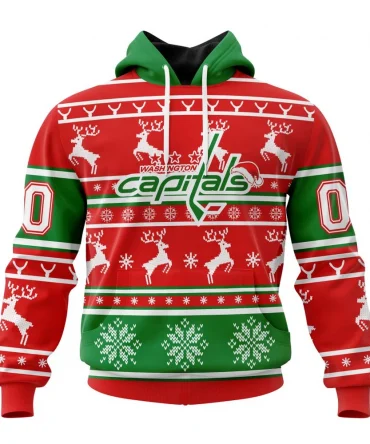 NHL Washington Capitals, Specialized Unisex Christmas Is Coming Graphic Hoodie