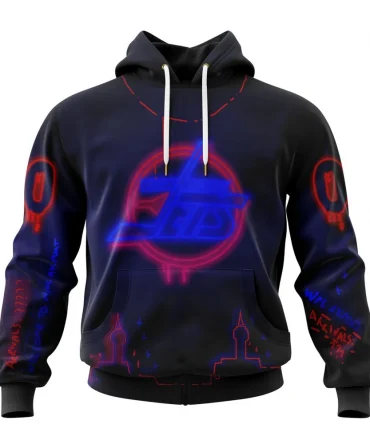 NHL Winnipeg Jets, Specialized Jersey For Halloween Night Graphic Hoodie