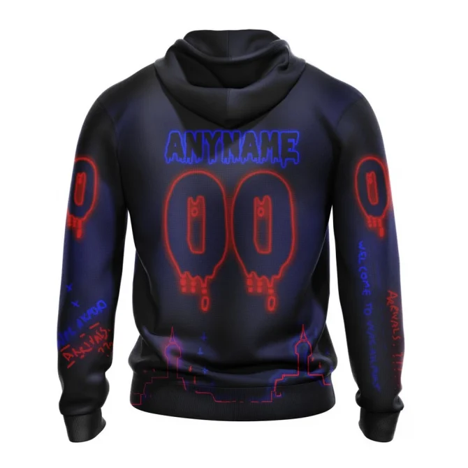 NHL Winnipeg Jets, Specialized Jersey For Halloween Night Graphic Hoodie - Image 2