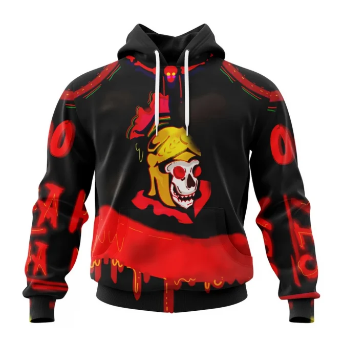Ottawa Senators Specialized Jersey For Halloween Night Graphic Hoodie