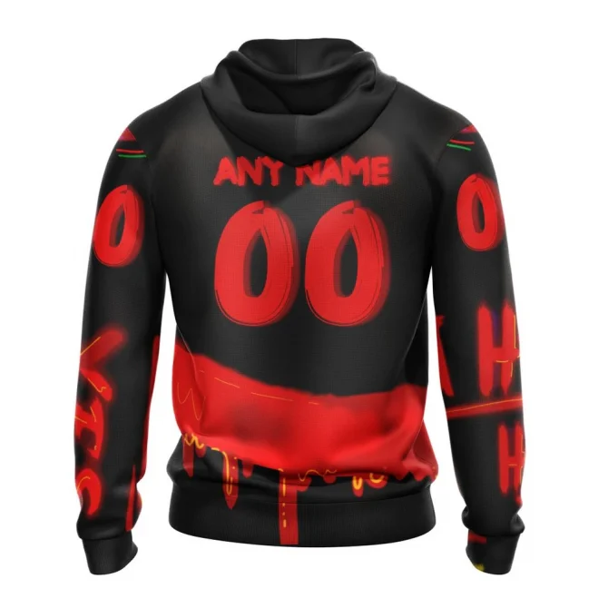 Ottawa Senators Specialized Jersey For Halloween Night Graphic Hoodie - Image 2