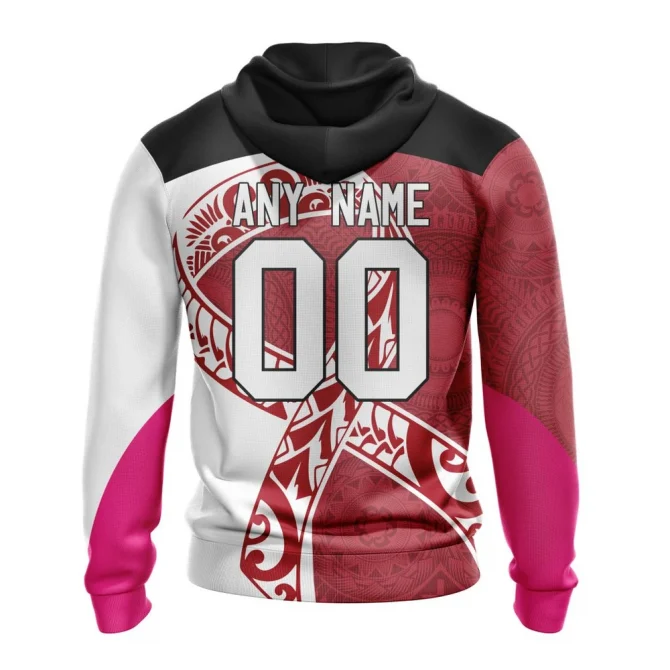 Ottawa Senators Specialized Samoa Fights Cancer Jersey Graphic Hoodie - Image 2