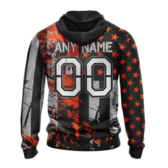 Philadelphia Flyers, Specialized Jersey For America Graphic Hoodie - Image 2