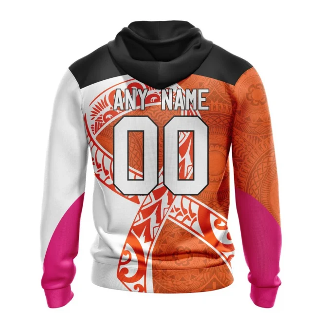 Philadelphia Flyers, Specialized Samoa Fights Cancer Jersey Graphic Hoodie - Image 2