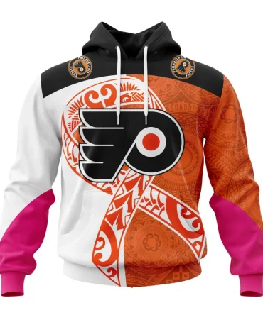 Philadelphia Flyers, Specialized Samoa Fights Cancer Jersey Graphic Hoodie