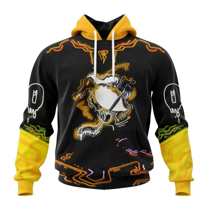 Pittsburgh Penguins, Specialized Jersey For Halloween Night Graphic Hoodie