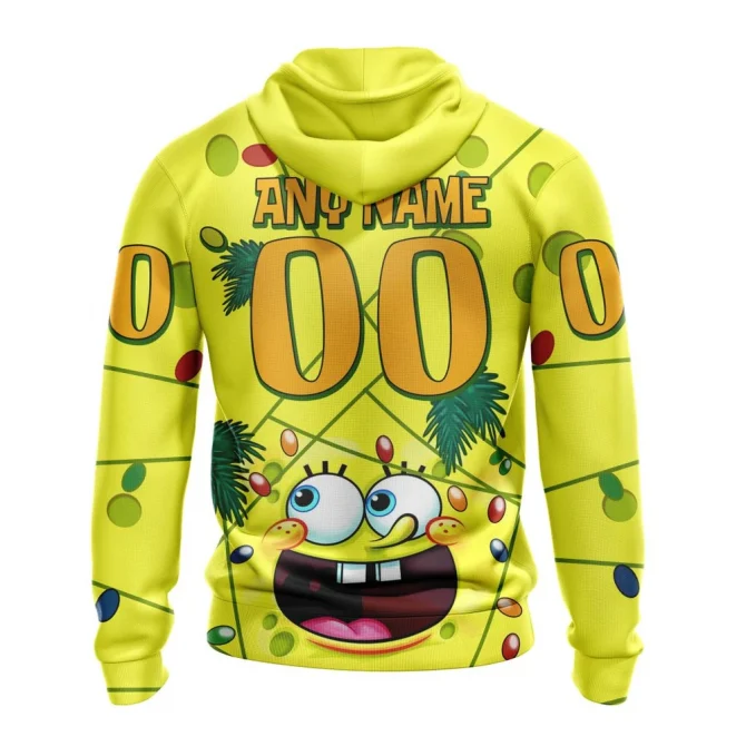 Pittsburgh Penguins, Specialized Jersey With Spongebob Graphic Hoodie - Image 2