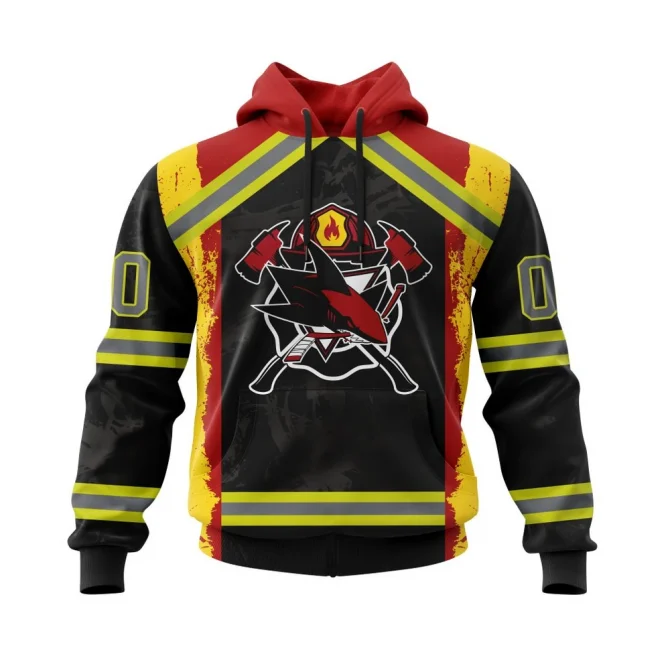 San Jose Sharks, Honnor Firefighter Graphic Hoodie