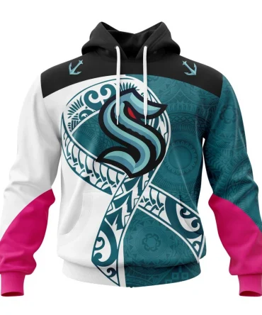 Seattle Kraken, Specialized Samoa Fights Cancer Jersey Graphic Hoodie