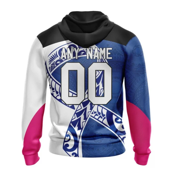 St. Louis Blues, Specialized Samoa Fights Cancer Jersey Graphic Hoodie - Image 2