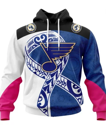 St. Louis Blues, Specialized Samoa Fights Cancer Jersey Graphic Hoodie