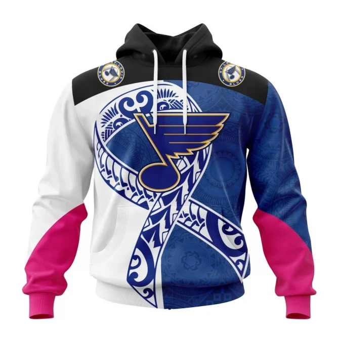 St. Louis Blues, Specialized Samoa Fights Cancer Jersey Graphic Hoodie
