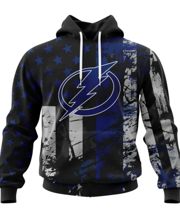 Tampa Bay Lightning, Specialized Jersey For America Graphic Hoodie