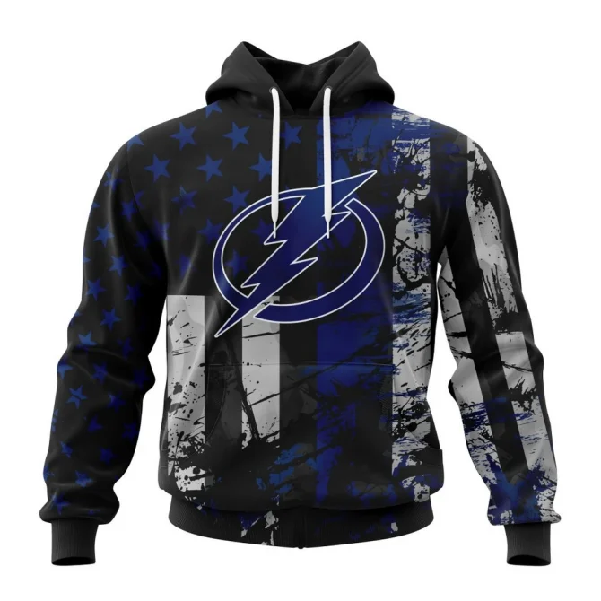 Tampa Bay Lightning, Specialized Jersey For America Graphic Hoodie