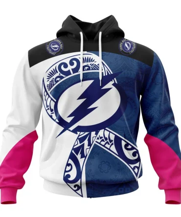 Tampa Bay Lightning, Specialized Samoa Fights Cancer Jersey Graphic Hoodie