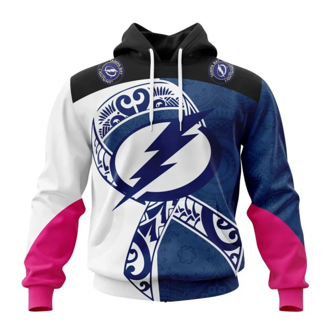 Tampa Bay Lightning, Specialized Samoa Fights Cancer Jersey Graphic Hoodie