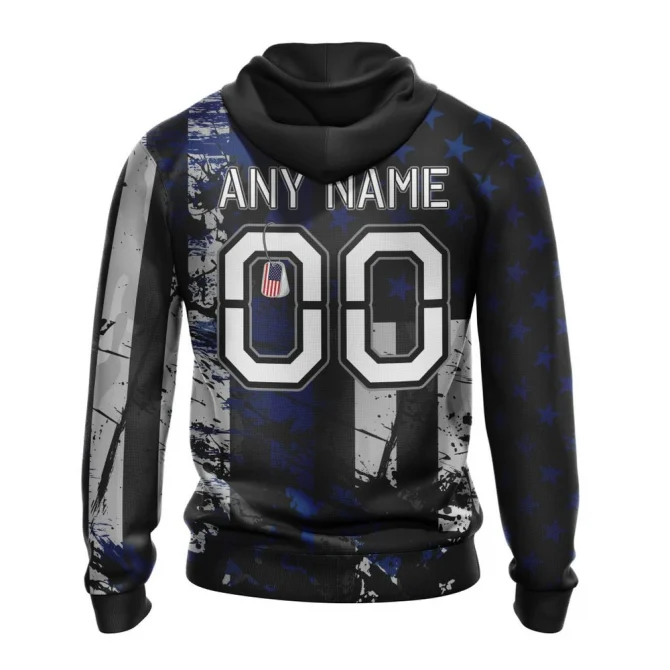 Toronto Maple Leafs Specialized Jersey For America Graphic Hoodie - Image 2