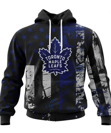 Toronto Maple Leafs Specialized Jersey For America Graphic Hoodie