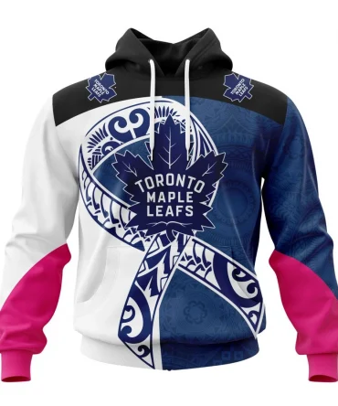Toronto Maple Leafs Specialized Samoa Fights Cancer Jersey Graphic Hoodie
