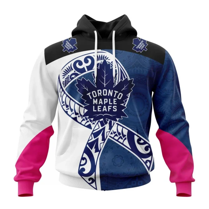 Toronto Maple Leafs Specialized Samoa Fights Cancer Jersey Graphic Hoodie