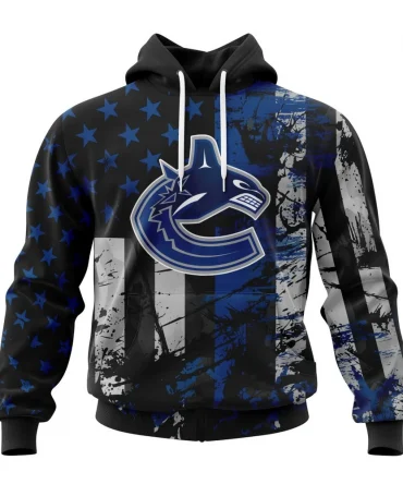 Vancouver Canucks Specialized Jersey For America Graphic Hoodie