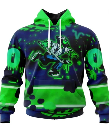 Vancouver Canucks Specialized Jersey For Halloween Night Graphic Hoodie