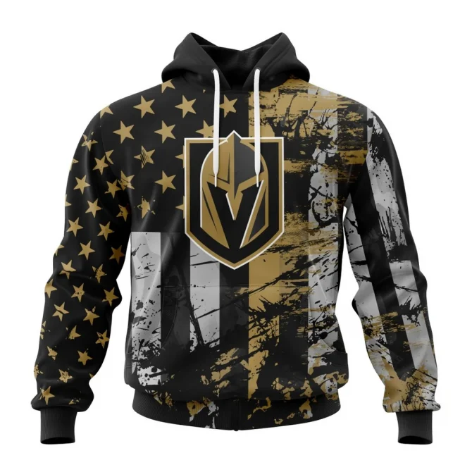 Vegas Golden Knights, Specialized Jersey For America Graphic Hoodie