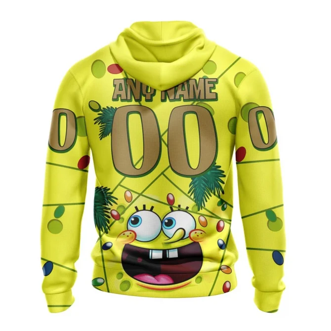 Vegas Golden Knights, Specialized Jersey With Spongebob Graphic Hoodie - Image 2