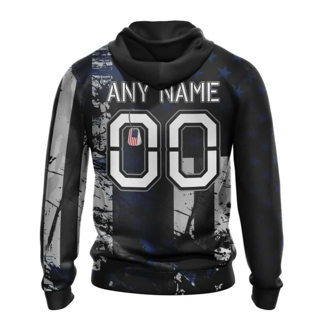 Winnipeg Jets Specialized Jersey For America Graphic Hoodie - Image 2