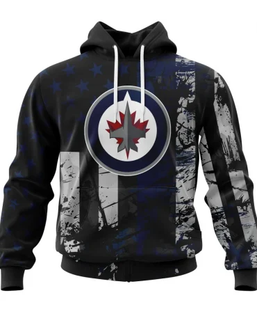 Winnipeg Jets Specialized Jersey For America Graphic Hoodie