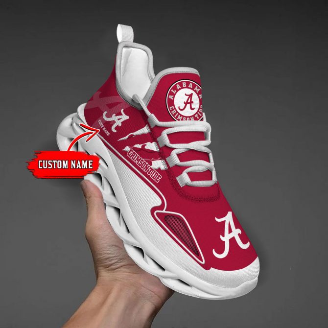 Alabama Crimson Tide Max Soul Shoes Sneakers For Men And Women