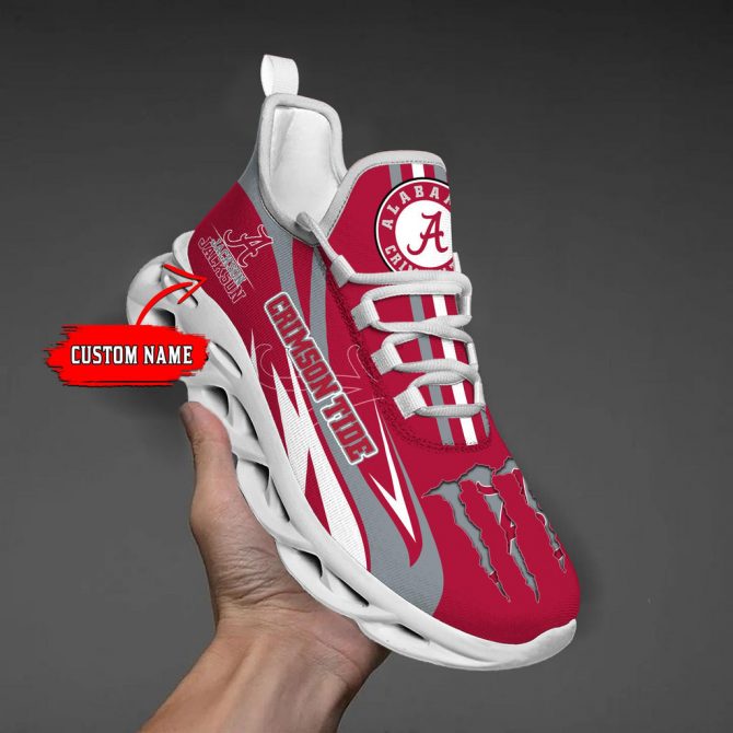 Alabama Crimson Tide Max Soul Shoes Sneakers For Men And Women