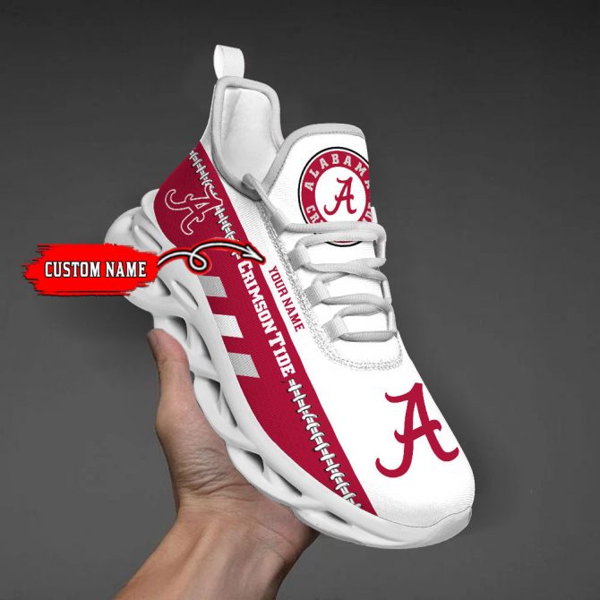 Alabama Crimson Tide Max Soul Shoes Sneakers For Men And Women