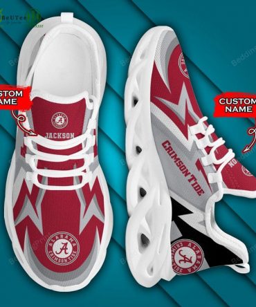 Alabama Crimson Tide Max Soul Shoes Sneakers For Men And Women