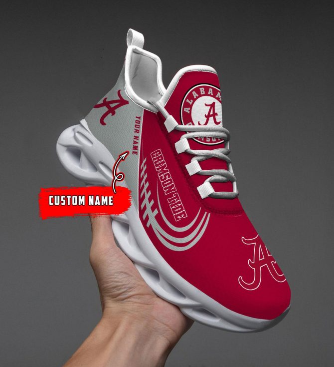 Alabama Crimson Tide Max Soul Shoes Sneakers For Men And Women