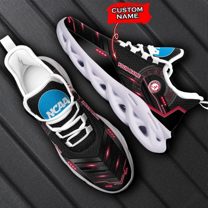 Alabama Crimson Tide NCAA Max Soul Shoes Sneakers For Men And Women - Image 6