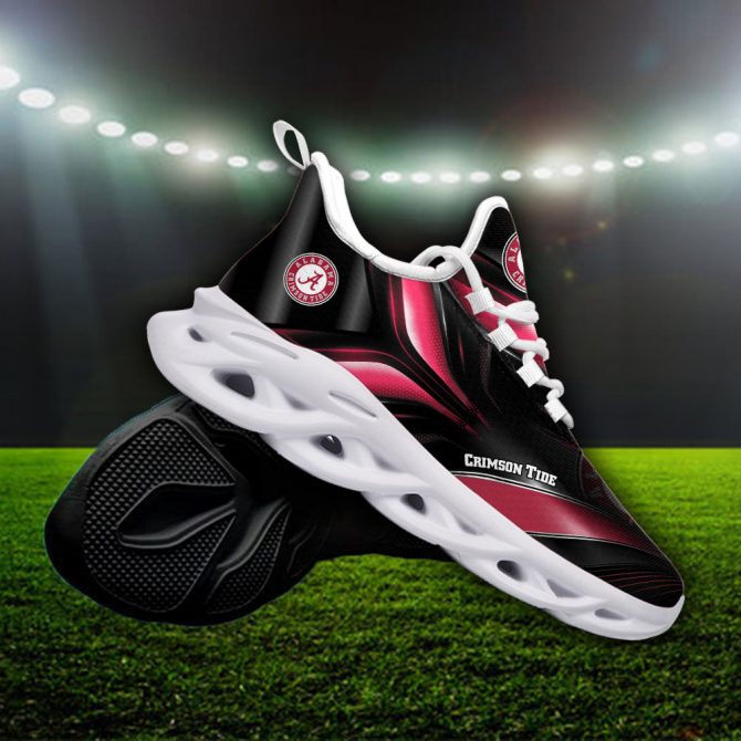 Alabama Crimson Tide NCAA Max Soul Shoes Sneakers For Men And Women - Image 3