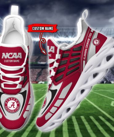 Alabama Crimson Tide NCAA Max Soul Shoes Sneakers For Men And Women