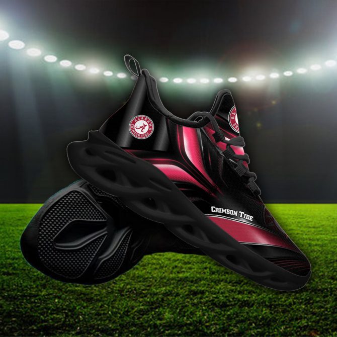 Alabama Crimson Tide NCAA Max Soul Shoes Sneakers For Men And Women - Image 4