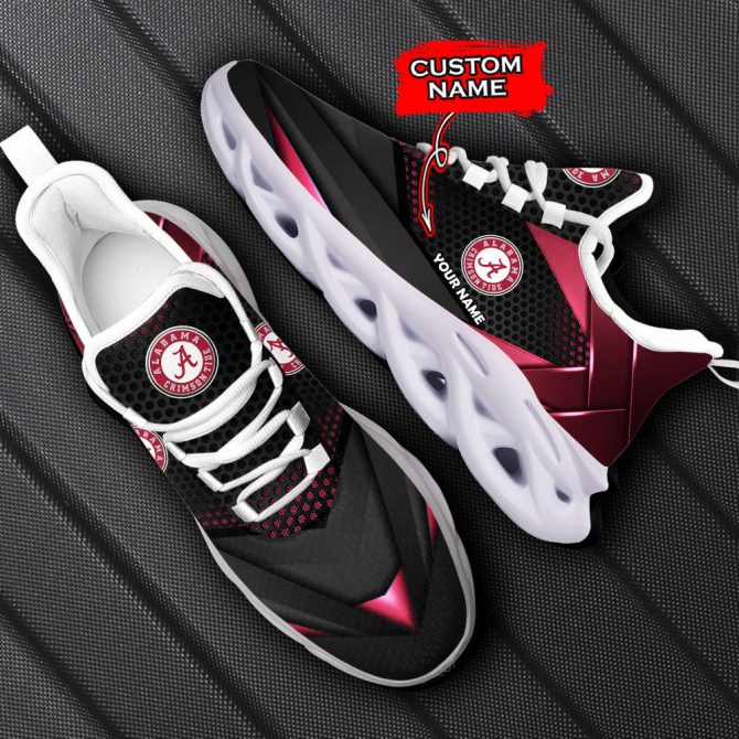 Alabama Crimson Tide NCAA Max Soul Shoes Sneakers For Men And Women - Image 5