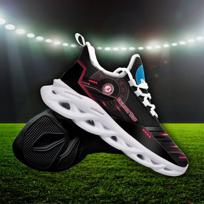 Alabama Crimson Tide NCAA Max Soul Shoes Sneakers For Men And Women - Image 3