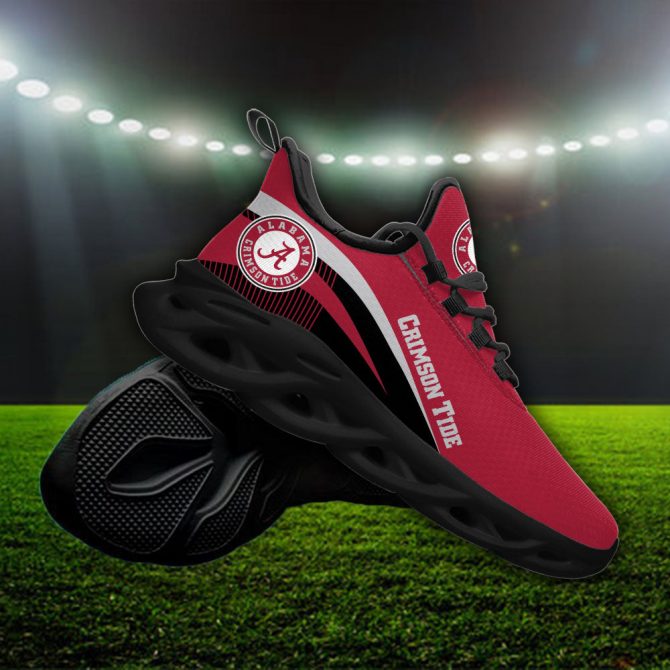Alabama Crimson Tide NCAA Max Soul Shoes Sneakers For Men And Women - Image 5