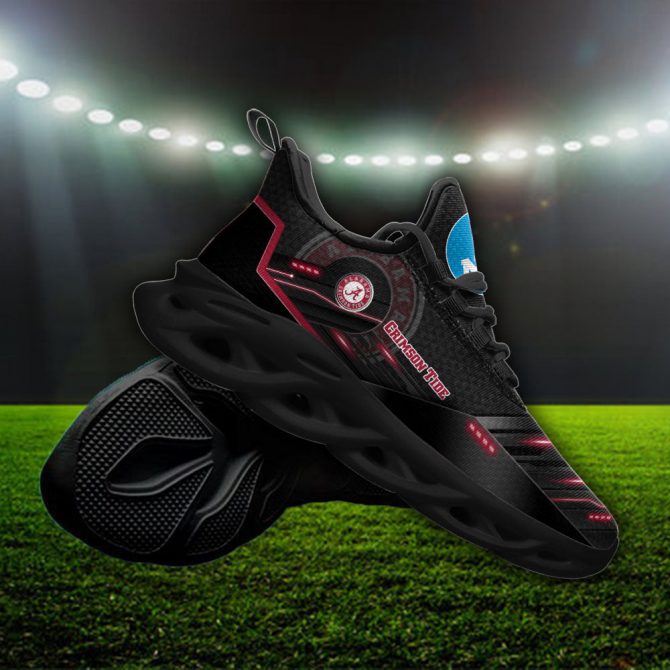 Alabama Crimson Tide NCAA Max Soul Shoes Sneakers For Men And Women - Image 4