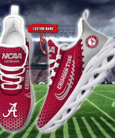 Alabama Crimson Tide NCAA Max Soul Shoes Sneakers For Men And Women