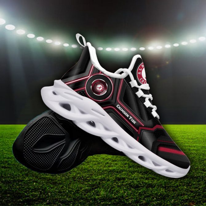 Alabama Crimson Tide NCAA Max Soul Shoes Sneakers For Men And Women - Image 3