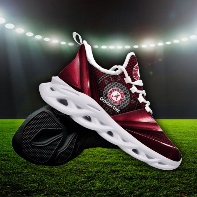 Alabama Crimson Tide NCAA Max Soul Shoes Sneakers For Men And Women - Image 3