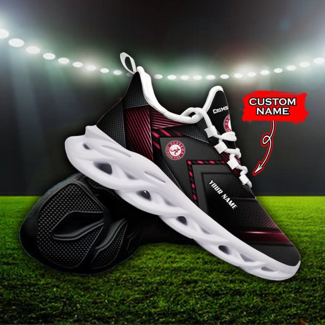 Alabama Crimson Tide NCAA Max Soul Shoes Sneakers For Men And Women - Image 3