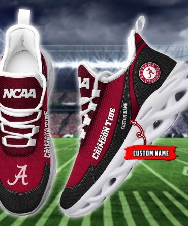 Alabama Crimson Tide NCAA Max Soul Shoes Sneakers For Men And Women