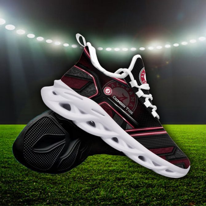 Alabama Crimson Tide NCAA Max Soul Shoes Sneakers For Men And Women - Image 3